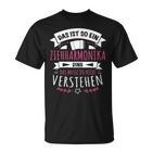 Damen Akkordeon Musiker Das Ist So Ein Ziehharmonika Ding T-Shirt