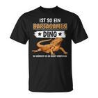 Damen Bartagamen Sachen Ist So Ein Bartagame Ding Bartagame Mit-Ausschnitt T-Shirt