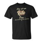 Damen Das Ist Ein Rothe Ding Lustiges Familie Rothe Mit-Ausschnitt T-Shirt