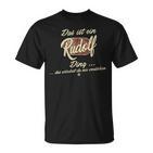 Damen Das Ist Ein Rudolf Ding Lustiges Familie Rudolf Mit-Ausschnitt T-Shirt