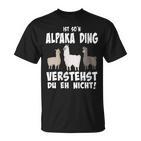 Damen Ist So N Alpaka Ding Alpaka Und Lamas Mit-Ausschnitt T-Shirt