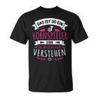 Damen Musiker Hornspieler Das Ist So Ein Horn Ding T-Shirt