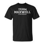 Damen Team Maxwell Stolzer Familienname Nachname Geschenk Mit-Ausschnitt T-Shirt