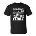 Daniels Last Name Name Personalised Daniels T-Shirt