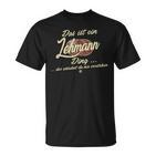 Das Ist Ein Lehmann Ding Family Lehmann T-Shirt