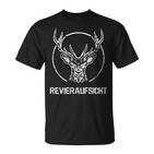 Deer Antlers Hunter Hiking Stag Terrace T-Shirt