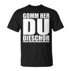 Come Here Du Tiger On Saxon Ossi Dialekt T-Shirt