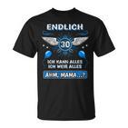 Endlich 30 Ähm Mama 30Th Birthday Son Daughter S T-Shirt