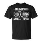 Friendship Best Friends Es Ist Eine Million Kleine Dinge T-Shirt