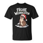 Frohe Weihnachten Otter Frohe Weihnachten T-Shirt