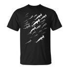 Hammer Shark Swarm Diver  T-Shirt