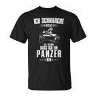 Ich Schnarche Nicht Ich Träume Dass Ich Ein Panzer Bin T-Shirt