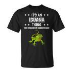 Ist So Ein Leguan Ding Lustiger Spruch Leguane T-Shirt