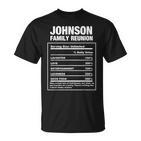 Johnson Familientreffen Nachname Afrikanischer Amerikanischer Nachname T-Shirt