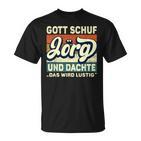 Jörg Name Saying Gott Schuf Jörg T-Shirt