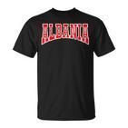 Kosovo Albania Tirana Flag Double Eagle T-Shirt