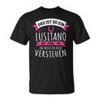 Lusitano With Horse Breed Das Ist So Ein Lusitano Ding T-Shirt