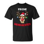 Lustiges Rentier Weihnachten Geschenk Für Ihn Für Sie T-Shirt