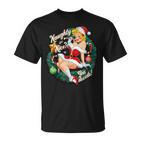 Naughty Or Nice Du Entscheide Pinup T-Shirt