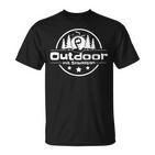 Outdoor Mit Sebastian Logo Wanderer T-Shirt