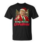 Papa Ist Zu Weihnachten Zu Hause Trump T-Shirt