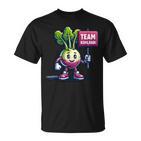 Team Kohlrabi Kohlrabi Mascot egetable T-Shirt