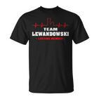 Team Lewandowski Lifetime Member Proud Family Name S T-Shirt