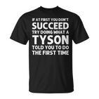 Tyson Lustiger Nachname Familienbaum Geburtstagswiedervereinigung Idee T-Shirt