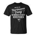 Women's With-Neck Das Ist Ein Hartmann Ding Du Würdest Es Nichterstehen T-Shirt