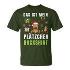 Das Ist Mein Plätzchen Back Backen Christmas Biscuits T-Shirt