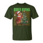 Polish Meme Christmas Bobr Kurwa Bober Bobr T-Shirt