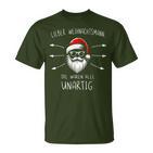 Lustiges Weihnachtsmann Waren Alle Unartig Christmas T-Shirt