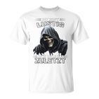 Du Bist Lustig Dich Hole Ich Zuletzt Sarkasmus Reaper Long-Sleeved T-Shirt