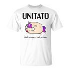 Einhorn-Kartoffel- Unitato- T-Shirt