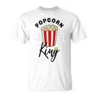 Popcorn King Popcorn Costume Film Cinema  T-Shirt