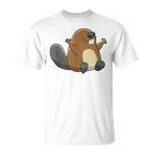 Rodent Flannelette Flannelette Costume Cute Flannelette T-Shirt