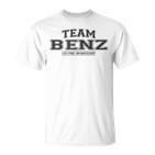 Team Benz Proud Family Name Last Name Gray T-Shirt