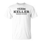 Team Keller Stolze Familie Nachname Geschenk T-Shirt