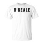 Team O'neale Surname Familia Proud Family T-Shirt