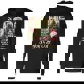 Christmas Vibes Xmas Skeleton Sorta Merry Sorta Scary Gothic Long Sleeve T-Shirt