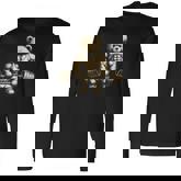 Teddy Bear Lifting Weights Gym Workout Animal Long Sleeve T-Shirt