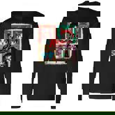 Rock Band Retro Cat Music Concert Band 70S 09S0sr Long Sleeve T-Shirt
