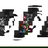 Giraffe Woman Colorful Watercolor Giraffe Coffee Mug