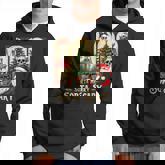 Christmas Vibes Xmas Skeleton Sorta Merry Sorta Scary Gothic Hoodie