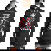 Merry Christmas Santa Hockey Goalie Ugly Christmas Sweater Hoodie