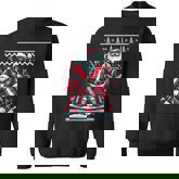 Merry Christmas Santa Hockey Goalie Ugly Christmas Sweater Sweatshirt