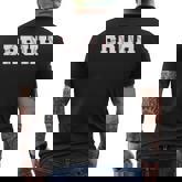 Bruh Meme Baseball Brother Son Boys Men's T-shirt Back Print