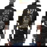 It's A Singer Thing You Wouldn't Understand Name Vintage Men's T-shirt Back Print