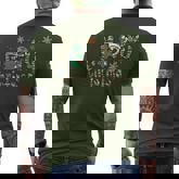 Camouflage Old Camo Coquette Bow Hunting Merry Christmas Men's T-shirt Back Print
