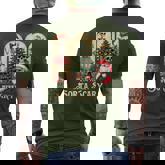 Christmas Vibes Xmas Skeleton Sorta Merry Sorta Scary Gothic Men's T-shirt Back Print